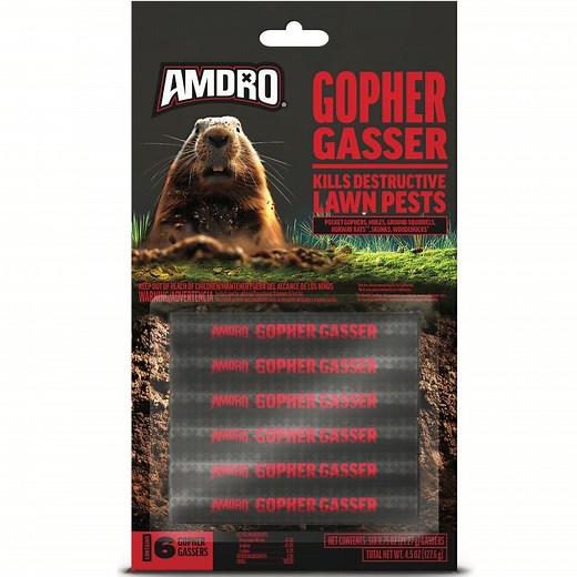 Reviews for AMDRO Gopher Gasser Lawn and Garden Pest Control for Gophers, Moles, Squirrels and Skunks (6-Count) | Pg 2 - The Home Depot