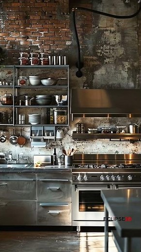 Luxury Kitchens Designed for CHEFS #IndustrialDesign #LoftKitchen #InteriorInspo