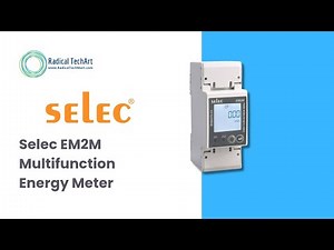 Selec EM2M Energy Meter Programming & Setup | Single Phase 100A, RS485, Pulse Output Explained