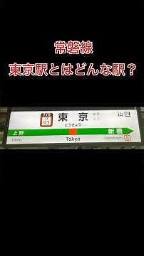 Joban Line: What Kind of Station is Tokyo Station!?