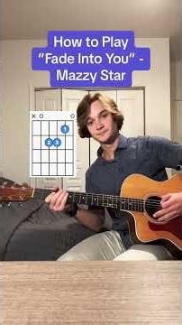 How to Play “Fade Into You” - Mazzy Star 🎸 #guitartok #guitarlesson #beginnerguitar #acousticcover