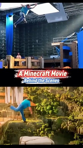A Minecraft Movie Behind the Scenes VFX Breakdow#AMinecraftMovie #MinecraftMovie #minecraft #viral