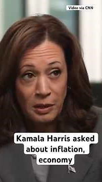 Kamala Harris answers question about inflation, economy