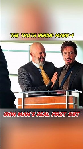 How Iron Man Built His First Suit in a Cave | Mark 1 Origin Explained #ironman #tonystark #shorts