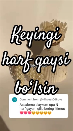 Do'stlar, 100 ta obunachi bo'lsak, tekin darslik va'da qilganman. Oz qoldi, qo'llab-quvvatlang! ❤️"