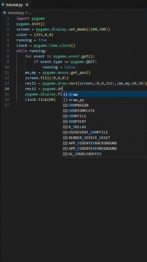 collision detection in pygame #coding #python#cool #collisions #programming