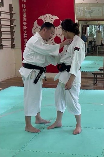 少林寺拳法 相手の急所のツボを攻めて制します。現実にうまく出来るかな？？(^^)