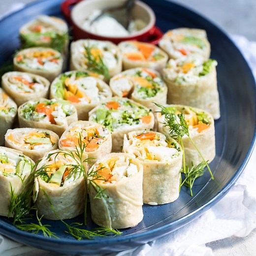 Vegetable Tortilla Roll Ups -Culinary Hill.mp4