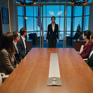 He Divorced Her Without Knowing She Owned A Multi-Billion-Dollar Company—His Family Looked Down On Her... Six months into the marriage, Arya told herself she could still make it work. The Harrison mansion looked perfect from the outside—Christmas lights glittering along the roofline, a long table glowing with candles, crystal glasses catching every warm reflection. She even wore a simple red dress, just to feel like she belonged for one night. Then Benjamin’s mother stood up… smiling. She lifted