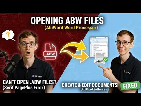 Opening ABW Files (AbiWord)