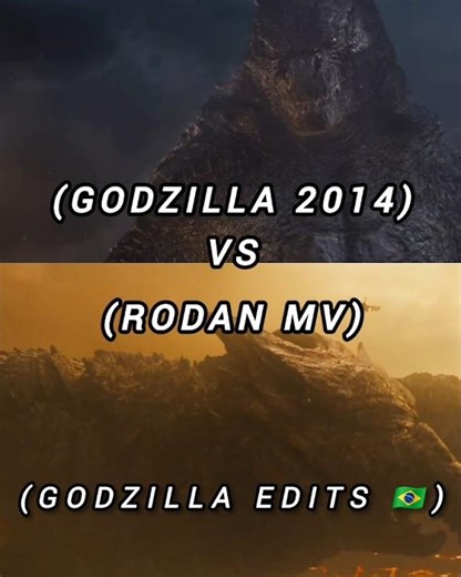 Godzilla 2014 vs rodan MV edit