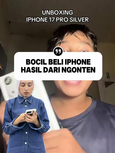 Unboxing iPhone 17 Pro Silver Langka oleh Bocil
