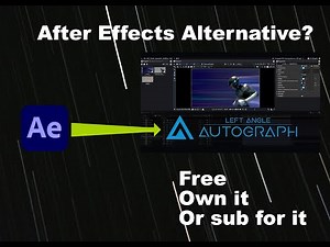Autograph: A Real Alternative to After Effects & HitFilm (No Adobe Lock-In!)