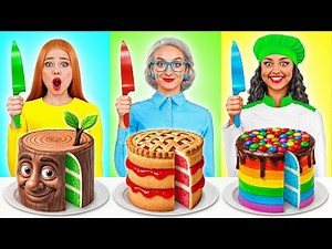 Me vs Grandma Cooking Challenge | Amazing Kitchen Tricks by Multi DO Challenge