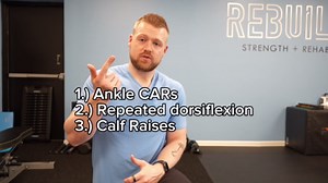 How to REHAB your ANKLE SPRAIN - the answer is not rest!!