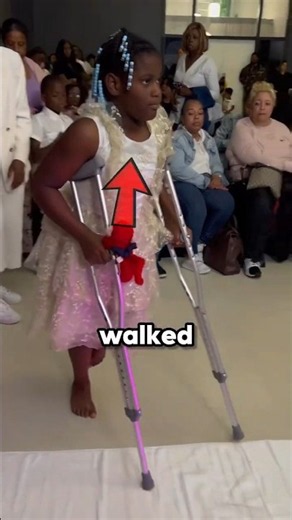 She Walked In on Crutches… Then Left Them Behind 🙏🥺