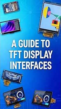 📺 TFT Display Interface Guide — SPI, RGB, MIPI, LVDS explained for embedded devices.#lcd #interface