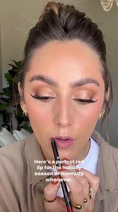 748K views · 2.3K reactions | A blue undertoned red is what I love when it comes to lipsticks! The color is so complimentary for my tone, but also because it makes my teeth look bright white! This shade is Crimson in liner & rouge… my l i n k and c o d e are in my bio!  | Ezmia Saavedra | Facebook