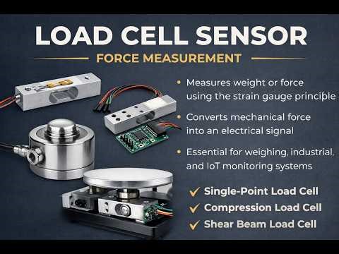 Load Cell Sensor | Force Measurement in Embedded Systems