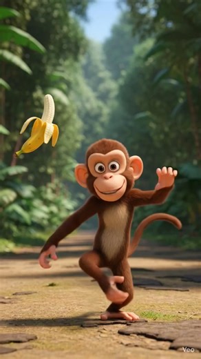 I’m a Monkey… and I Eat Bananas Like THIS 😂🍌