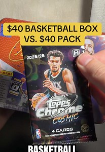 Pulled One of My Biggest Basketball Cards Ever — $40 Box vs $40 Pack