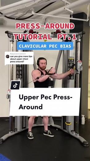 Replying to @ken Here are some tips for the Clavicular Pec Press-Around exercise for the upper chest. Hope this helps! 🫡 #bodybuilding #exercise #fitness #muscle #fyp #gym #workout #lifting #fit #gymfit