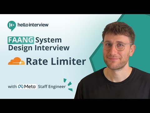 System Design Interview: Design a Distributed Rate Limiter w/ a Ex-Meta Staff Engineer