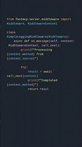 FastMCP Middleware Implementation Patterns - Part 22/29