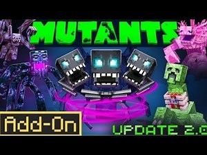 "Mutant v2.0 Add-on in Minecraft BE"