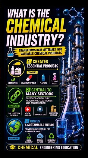 What is the chemical industry? #chemicalengineering