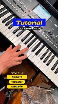 Modo Tutorial - Corazón Duro #elcoyotemusic#moviditas#teclados #Bailar