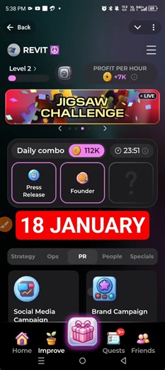 Dropee Daily Combo Today | Dropee Daily Combo 18 January | Daily Combo Dropee | Drope 18 January