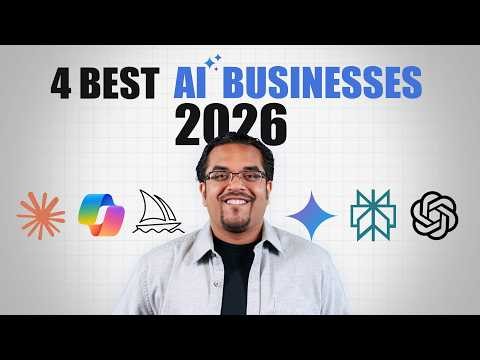 The 4 Most Profitable AI Businesses To Start In 2026!