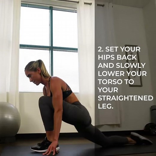 Kneeling Hamstring Stretch