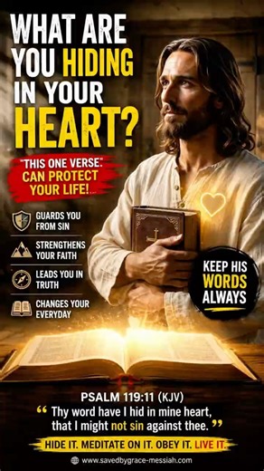 What Are You Hiding in Your Heart? | Psalm 119:11 KJV | Keep God’s Word Always