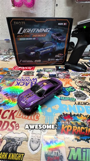 Check out this awesome 1:43 scale RC drift car comes fully ready to run out. The box comes with a charger. Your controller battery is already installed has some awesome under glow LEDs it is four-wheel-drive comes with extra tires and cones ##rchobby##rctiktok##rcdrifting##rcdrift##rccar@@TwistedRC@@California Dreamin@@Chainsaw Hall@@rc2adrenaline@@BargainBashersRc@@WyoFam@@Corgi RC@@Diggydog@@WONDERFUL PLAY