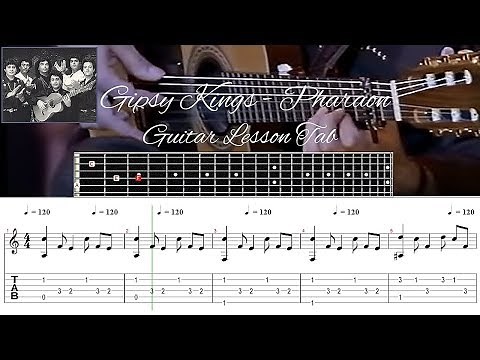Gipsy Kings - Pharaon Guitar Lesson Tab