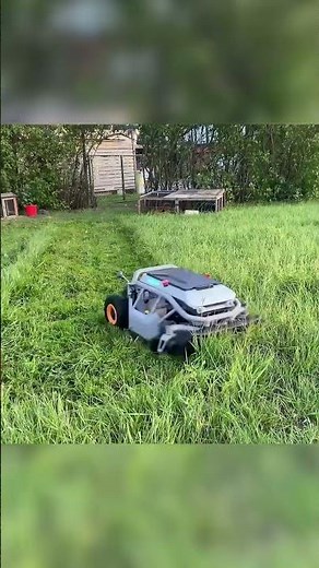 🌿Heavy-duty RC mower for slopes & big lawns