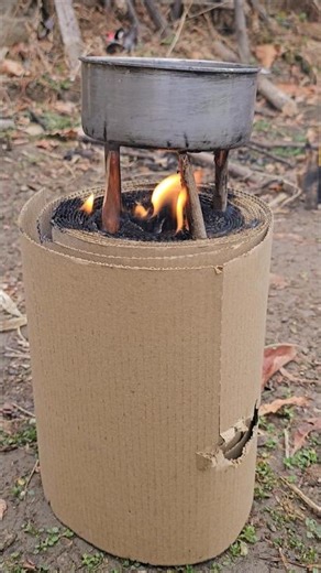 Genius Bushcraft Skills: The Ultimate Fire Starter for Outdoor Survival 🔥Unstoppable Fire#shortsfeed