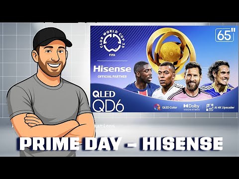 Hisense 65in Class QD6 Series QLED 4K UHD Smart Fire TV