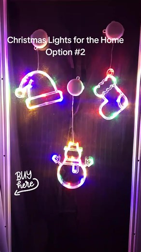 LOL Star Colorful Christmas Window Lights 3-Piece Set Christmas Stockings, Snowmen, and Santa Hat LED Lights With Suction Cup Mount, Battery-Powered, Timed Fade Mode, Indoor Window Holiday Decorations. #ChristmasLights #dealsforyoudays #tiktokshopcreatorpicks #tiktokshopblackfriday