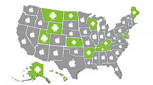 Mapping State-by-State Tech Trends: Android vs. iOS