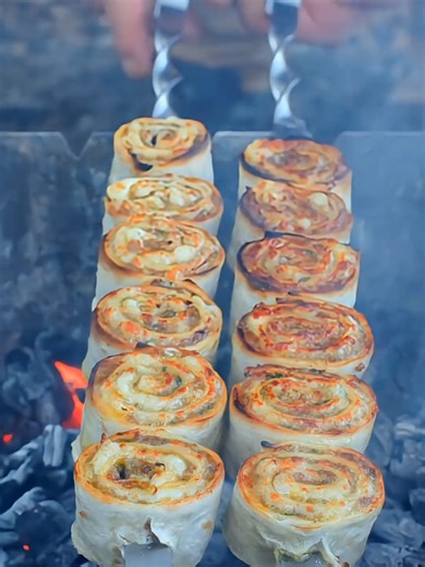 Insane Grilled Beef Wrap 🔥 #cooking #asmr #beef