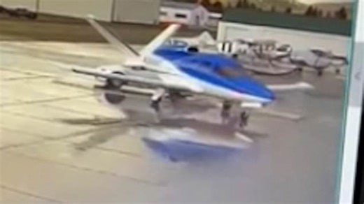 Tesla driving in autopilot crashes into multi-million dollar private jet