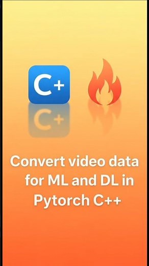 Convert .MP4 Videos to Tensors Using C++ | PyTorch + OpenCV Tutorial for AI Projects! 💯