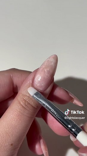 Easy Rose Quartz Mani Nail Hack Tutorial