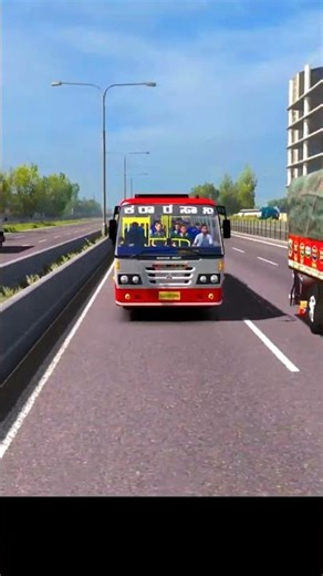 KSRTC Bus Cockpit View | Realistic Highway Driving 🚍