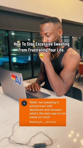 excessive sweating can be uncomfortable and embarrassing, especially if you’re sweating without doing anything active. That kind sweating is called stress sweat.