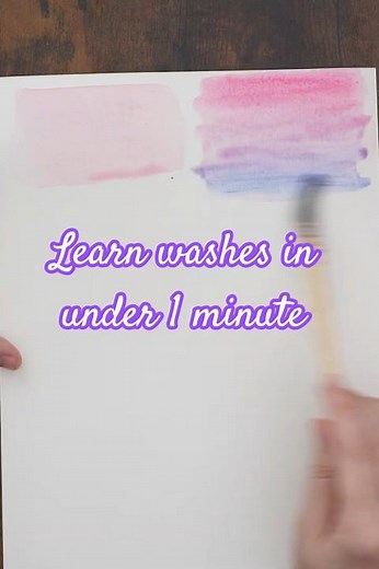 Watercolor Technique - Washes #art #watercolor #watercolortechniques
