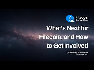 What's Next for Filecoin, and How to Get Involved | Filecoin Onchain Cloud Launch